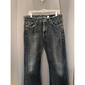 GUESS Cliff Boot Cut Jeans W33 L30 –Yellow Stitching